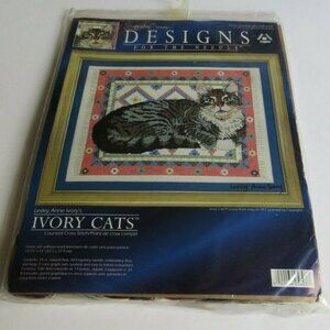 Counted Cross Stitch Kit by Ivory Cats Gemma